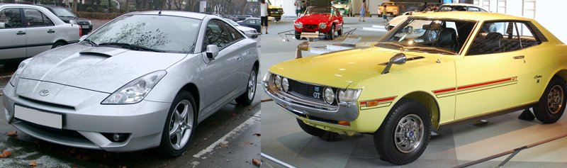 celica evo car generations